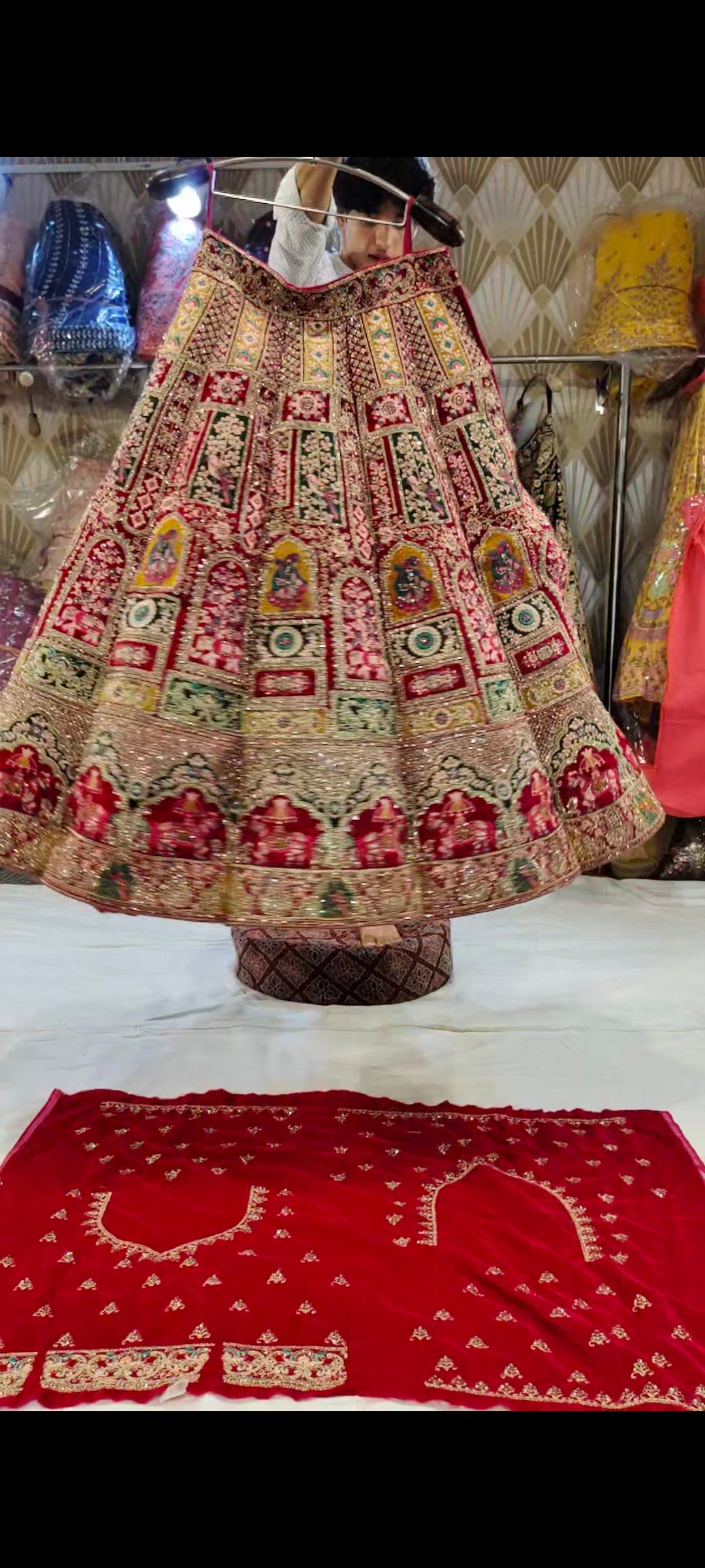 Heavy bridal lehenga designs best sale