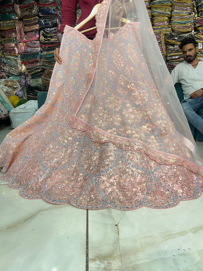 Blogbuster pink peach Lehenga 🥰