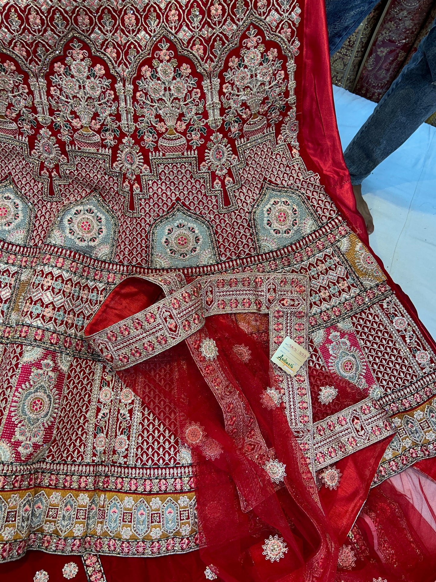 Pretty Red bridal lehenga