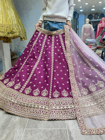 Pretty dark pink lehenga