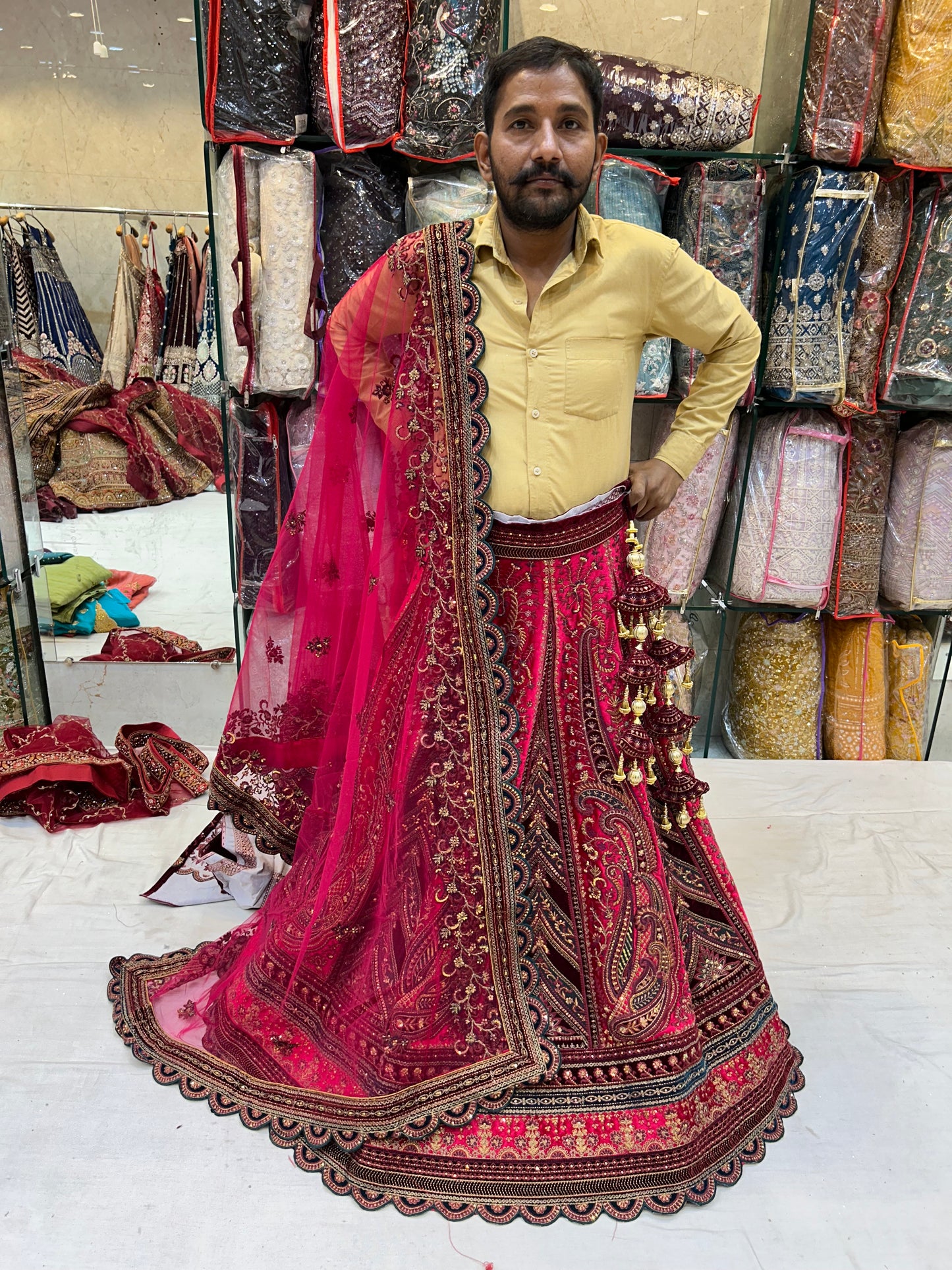 Stylish pink Lehenga 🥰