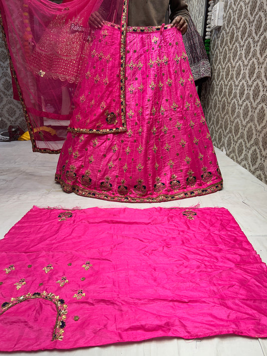 Impresionante lehenga rosa