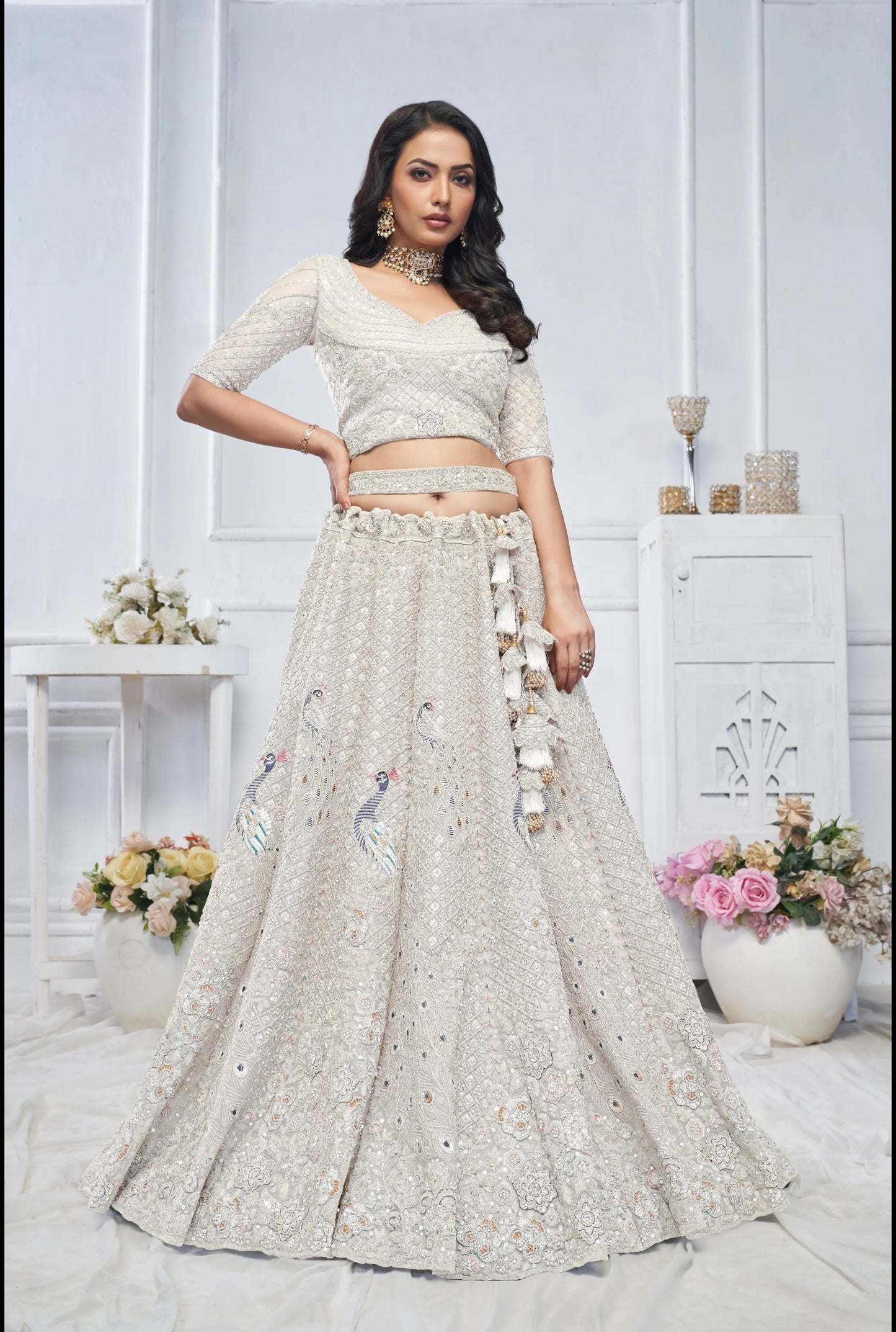 Cute navy blue lehenga (Copy)