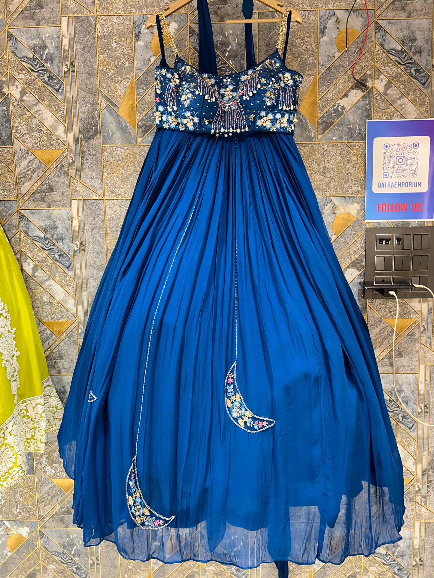 Stunning blue lehenga 💖