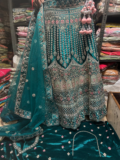 Blue Designer Lehenga ❤️