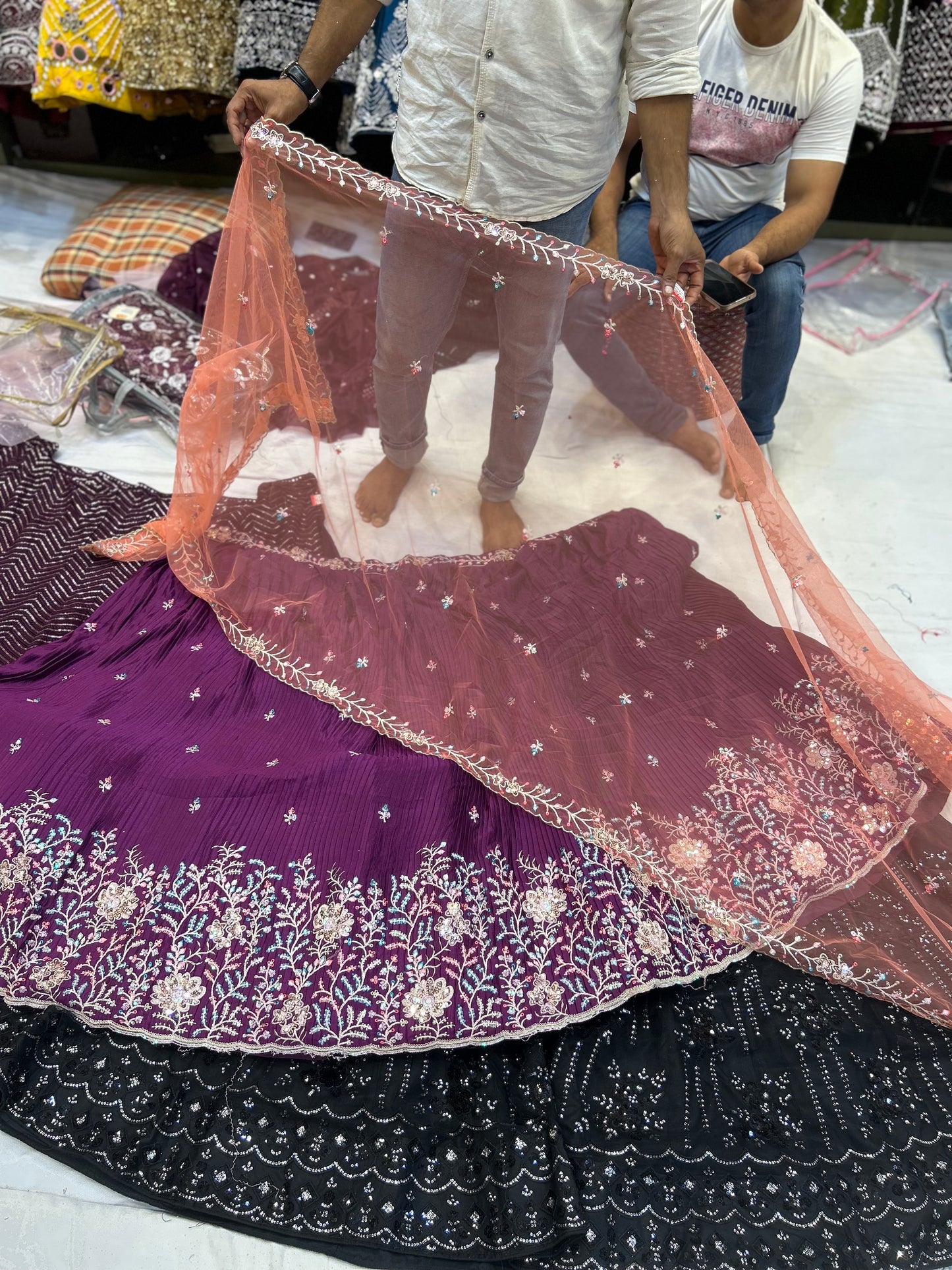 Beautiful purple lehenga