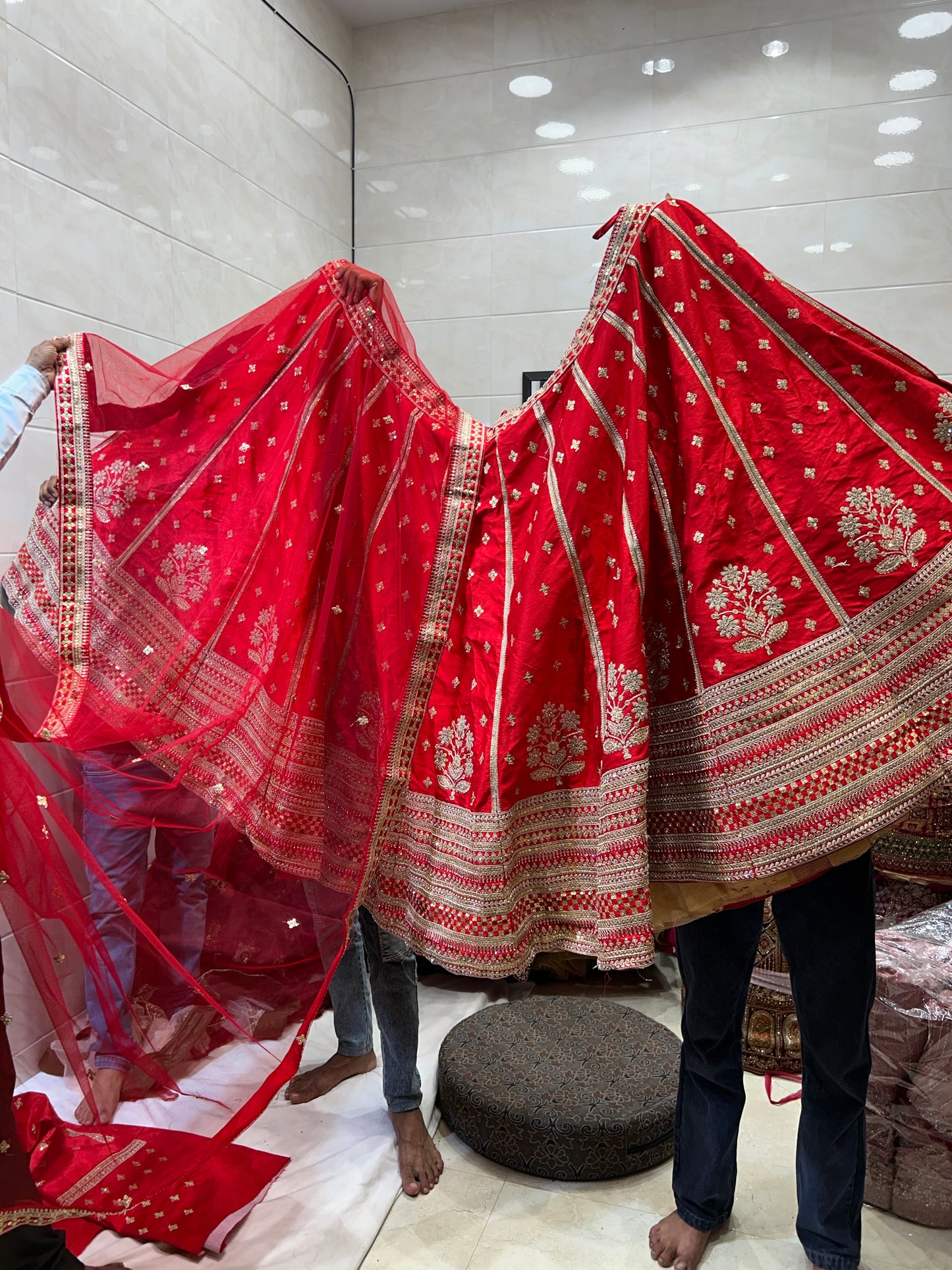 Sabyasachi Red lehenga