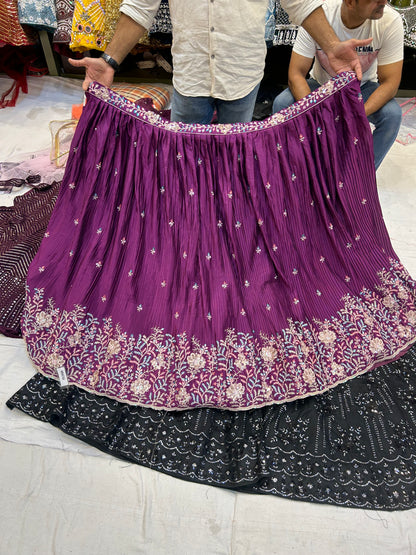 Beautiful purple lehenga