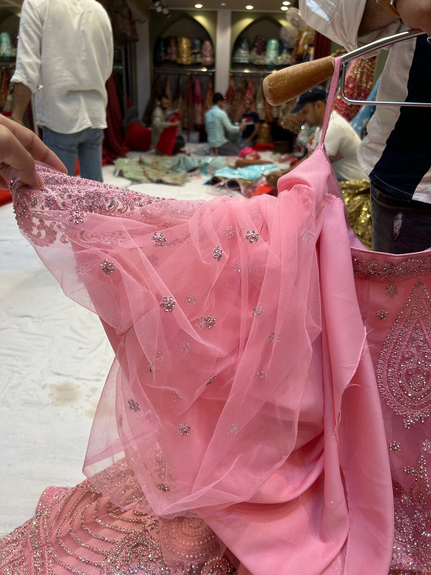 Stunning pink lehenga