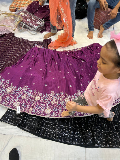 Beautiful purple lehenga