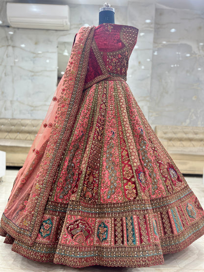 Peacock Lovely Bridal lehenga