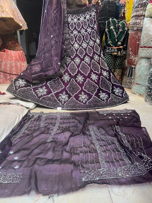 Fabulous purple Lehenga