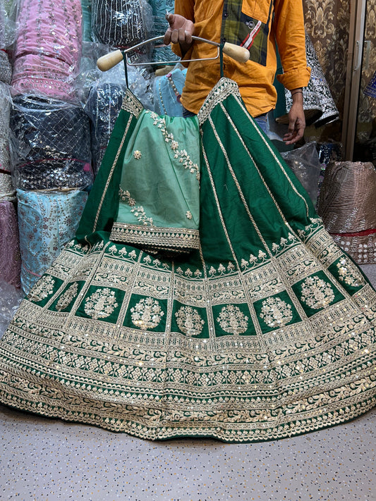 Fabulous green Lehenga