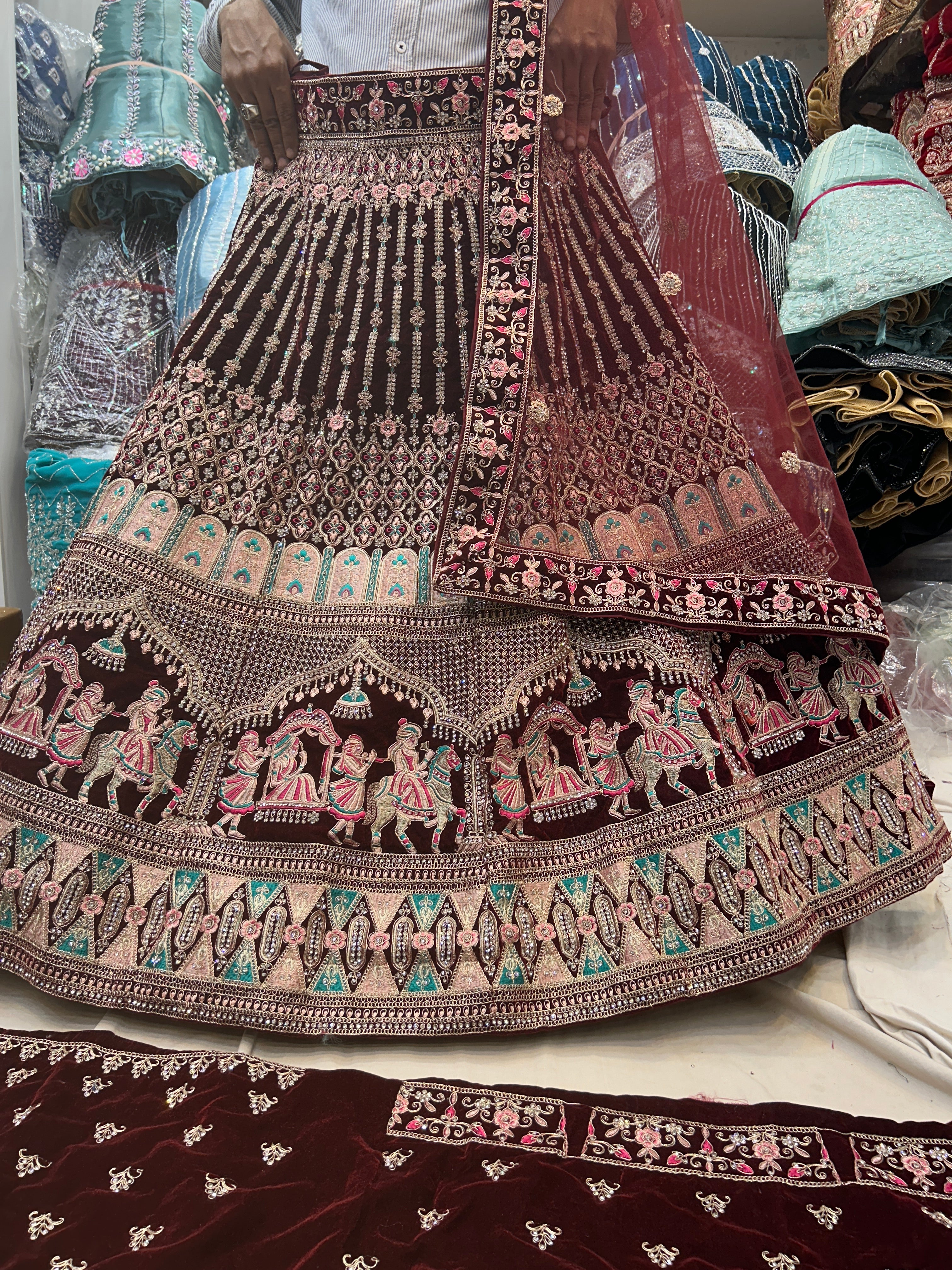 Barat lehenga design hotsell