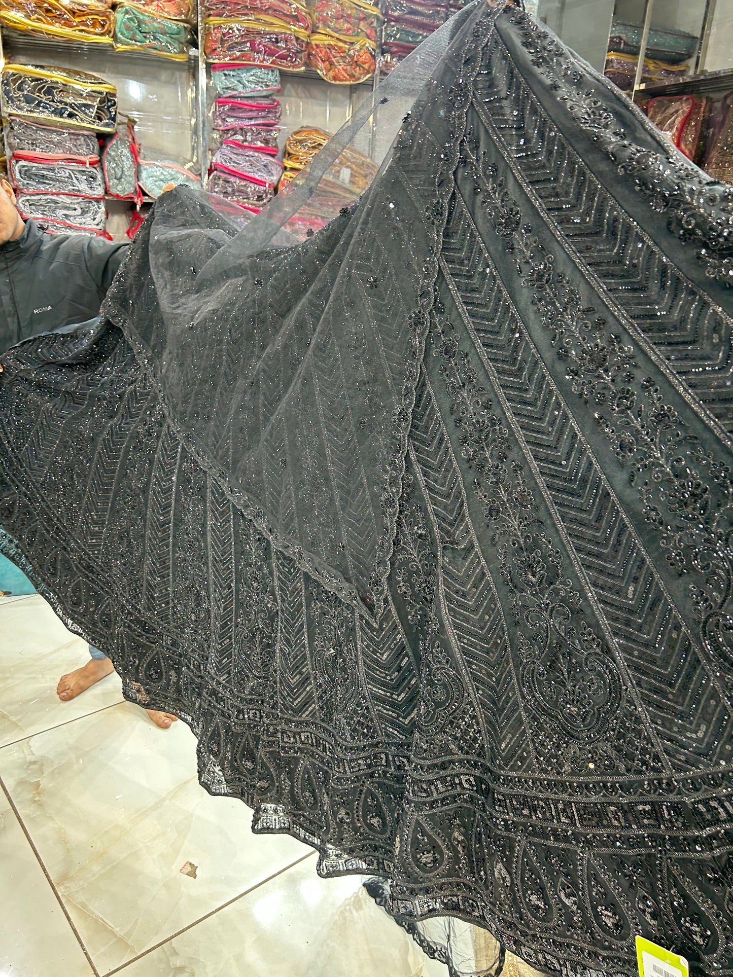 Lovely z black lehenga