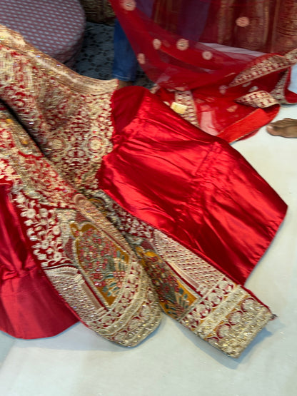 Gorgeous Red bridal lehenga