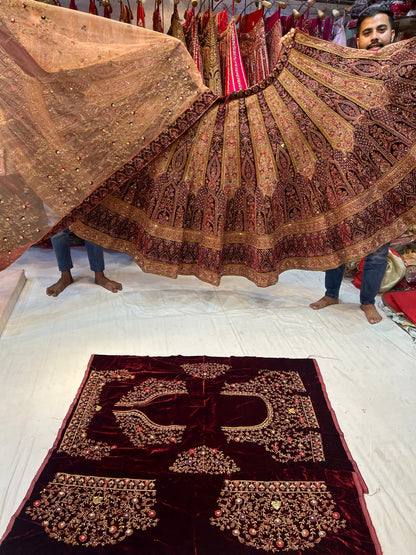 Fabulous  maroon Lehenga 🥰