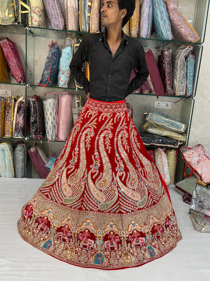 Blogbuster Red Lehenga