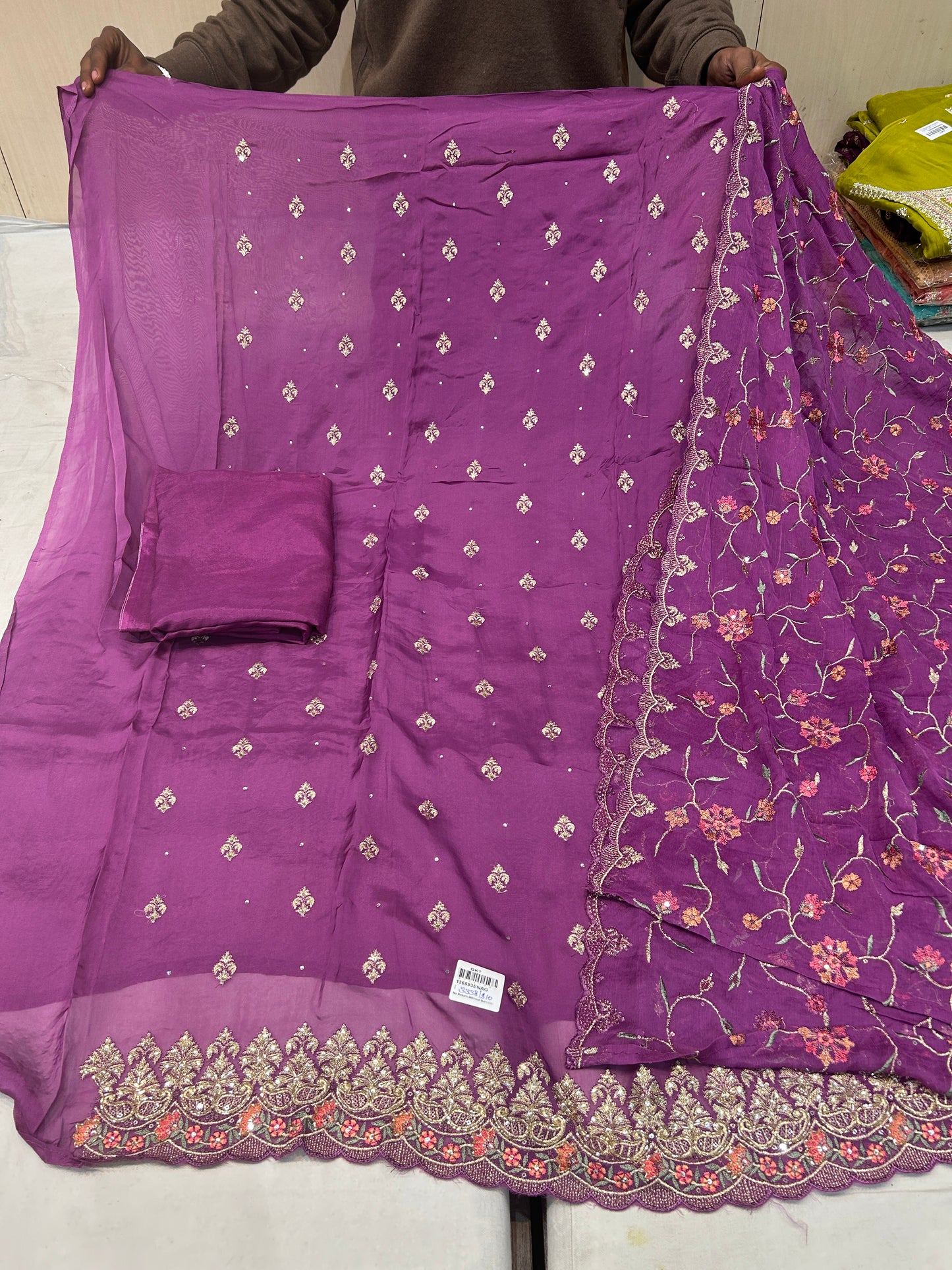 Purple Latest designer suit