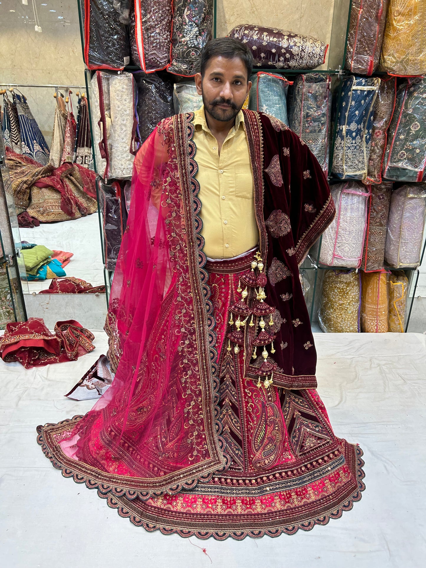 Stylish pink Lehenga 🥰