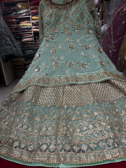 Heavy Blue Lehenga Dress