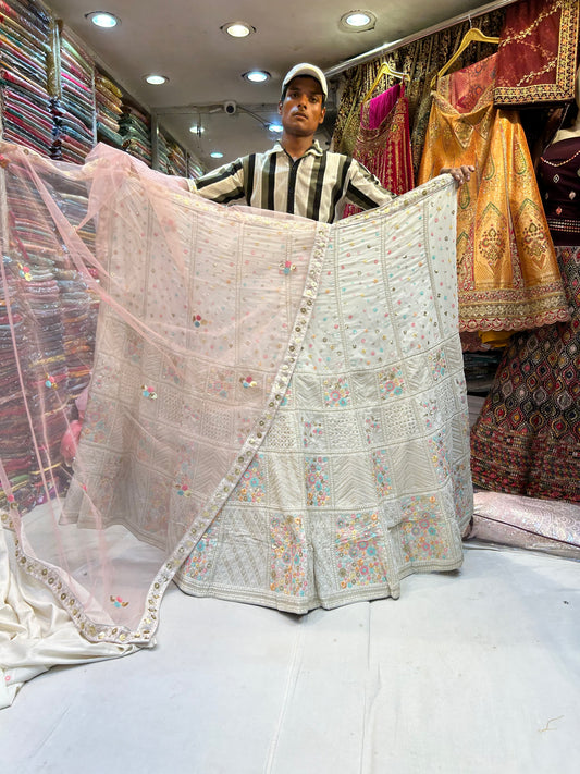 Awesome white lehenga