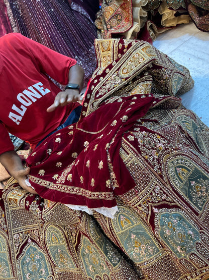 Gorgeous maroon Lehenga