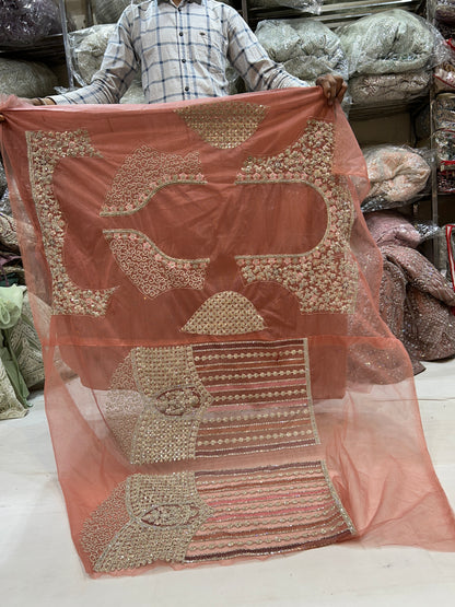 Beautiful rust peacock lehenga