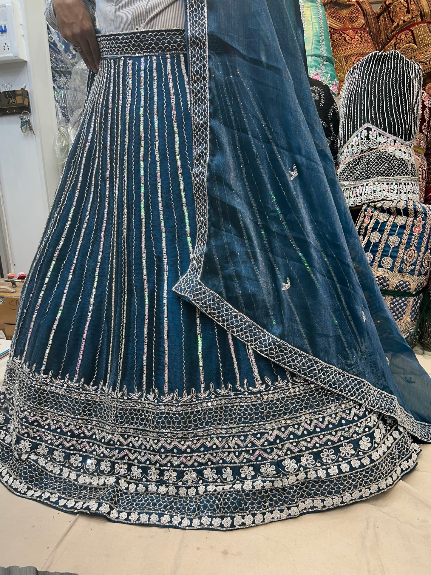 Amazing blue Lehenga 💖