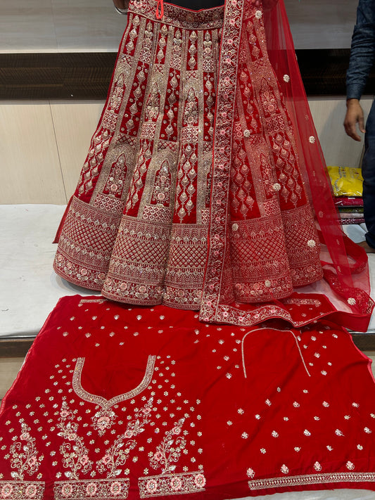 Astonishing Red Lehenga