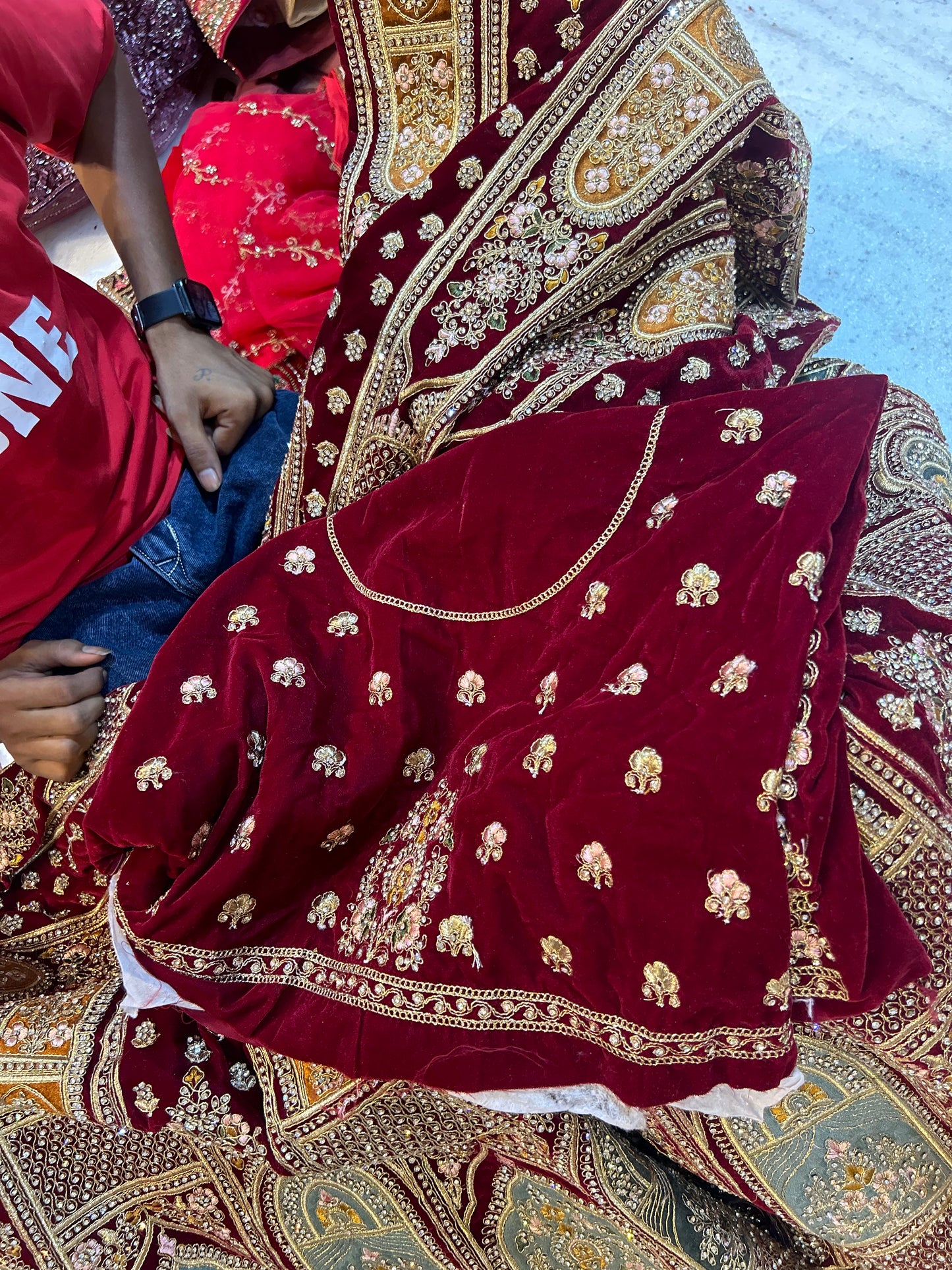 Gorgeous maroon Lehenga