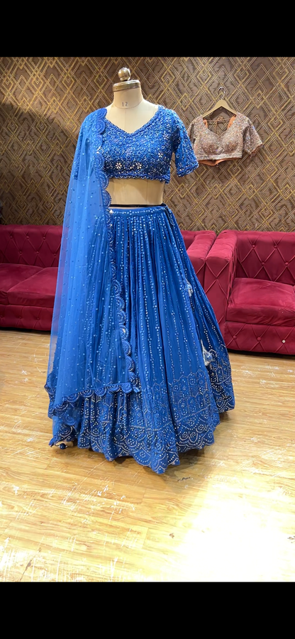 Beautiful Blue Lehenga