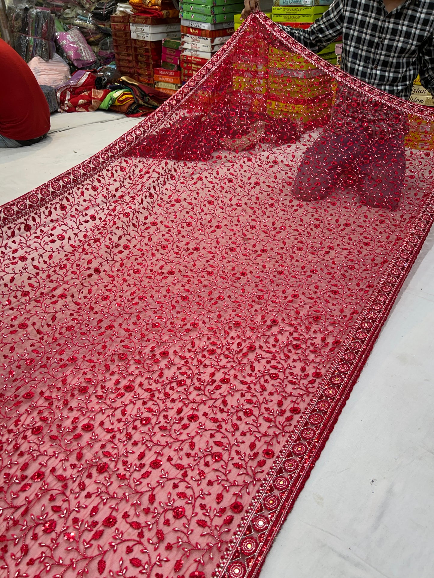 Gorgeous Red saree