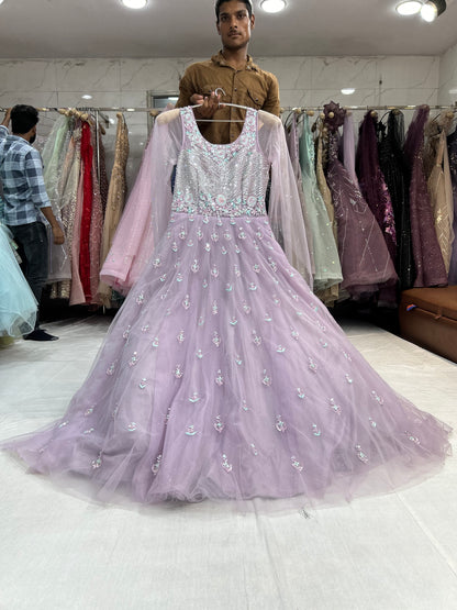 Amazing light purple Gown