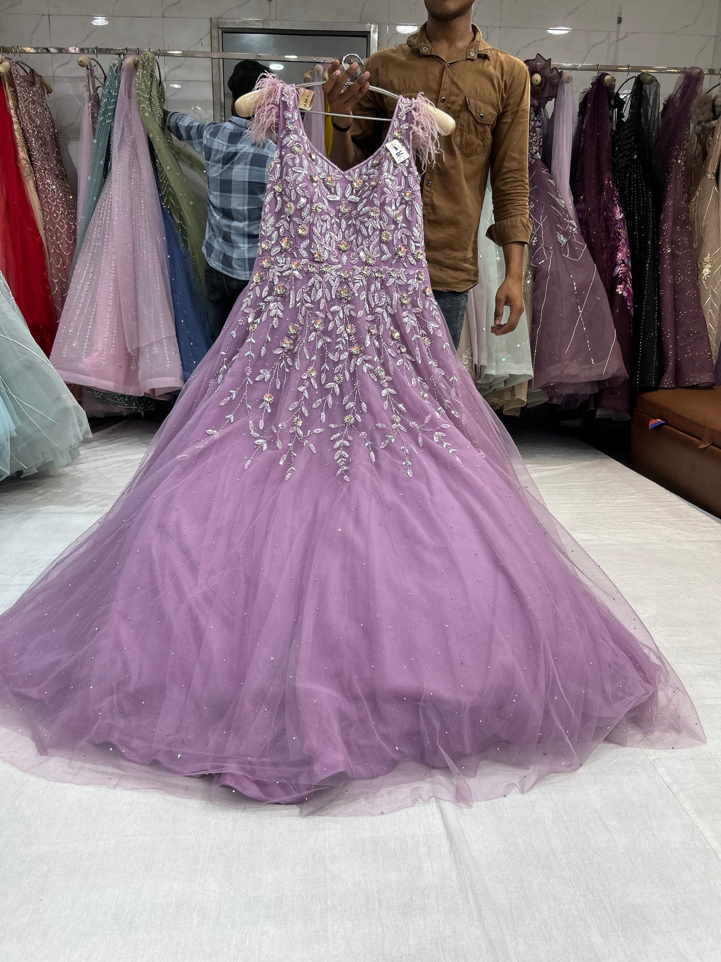 Pretty baby pink Gown