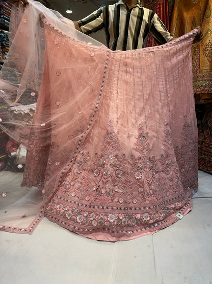 baby pink Designer lehenga