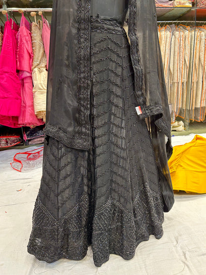 Designer black Lehenga