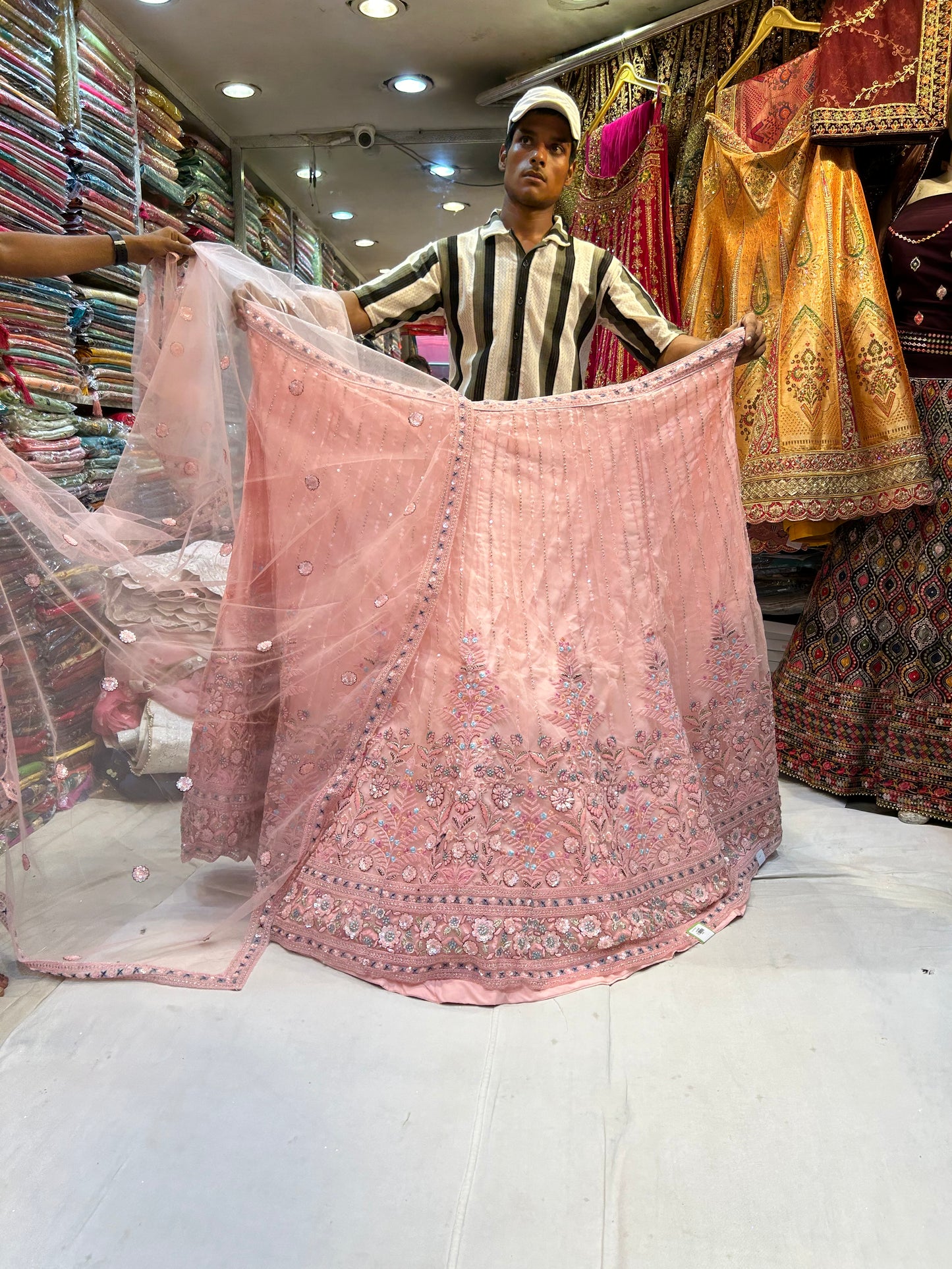 baby pink Designer lehenga