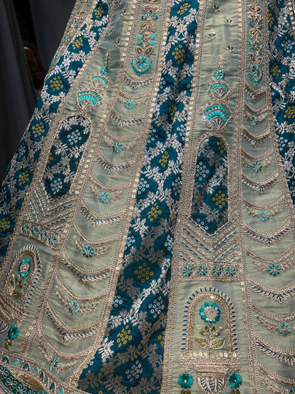 Astonishing blue lehenga