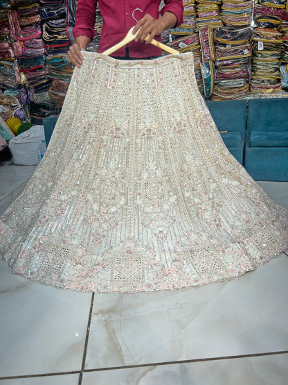 Lovely white Lehenga 🥰