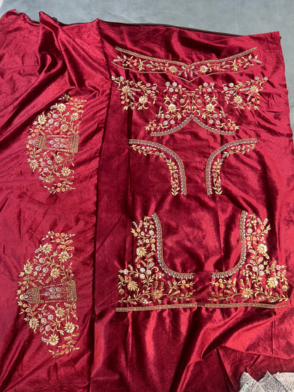 Amazing maroon Bridal Lehenga