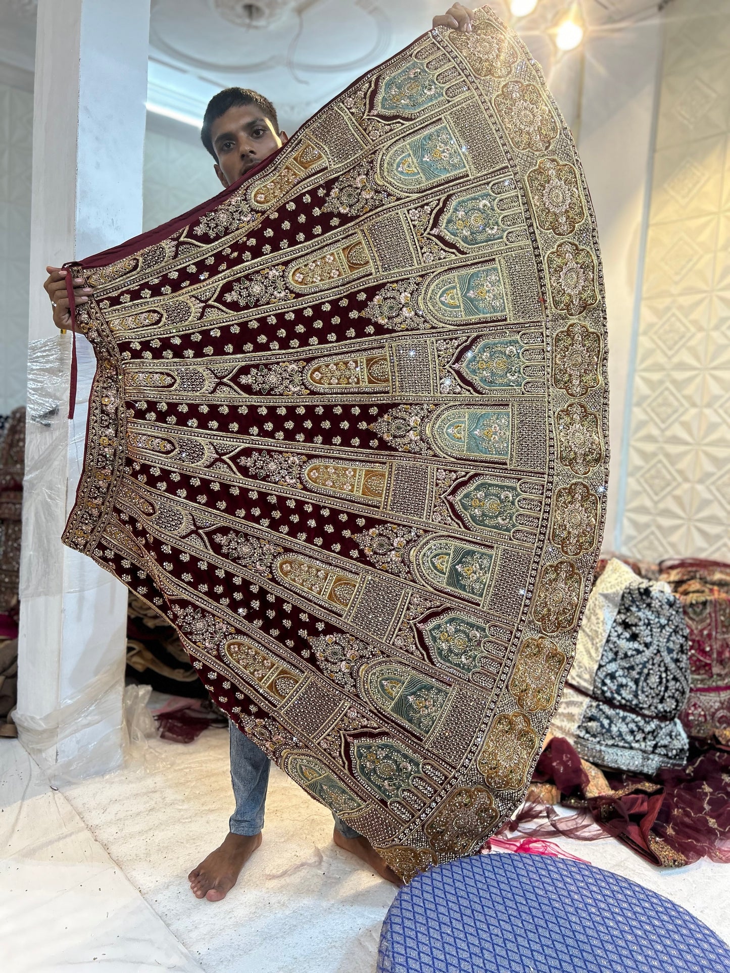 Gorgeous maroon Lehenga