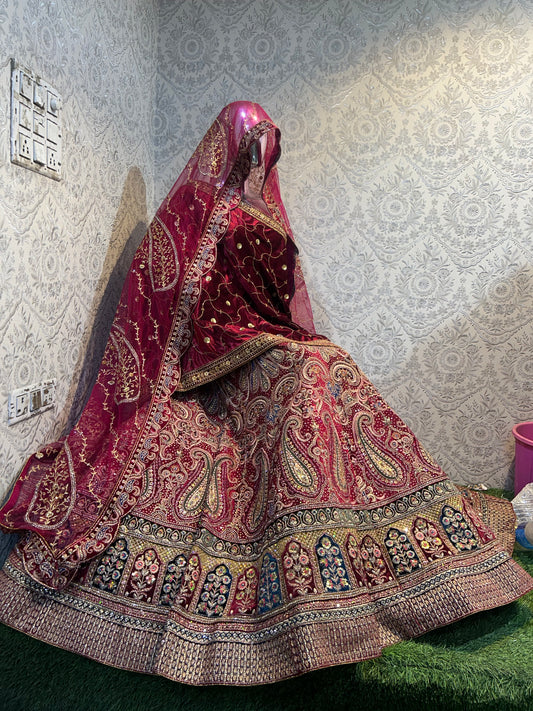 Stunning Red Lehenga