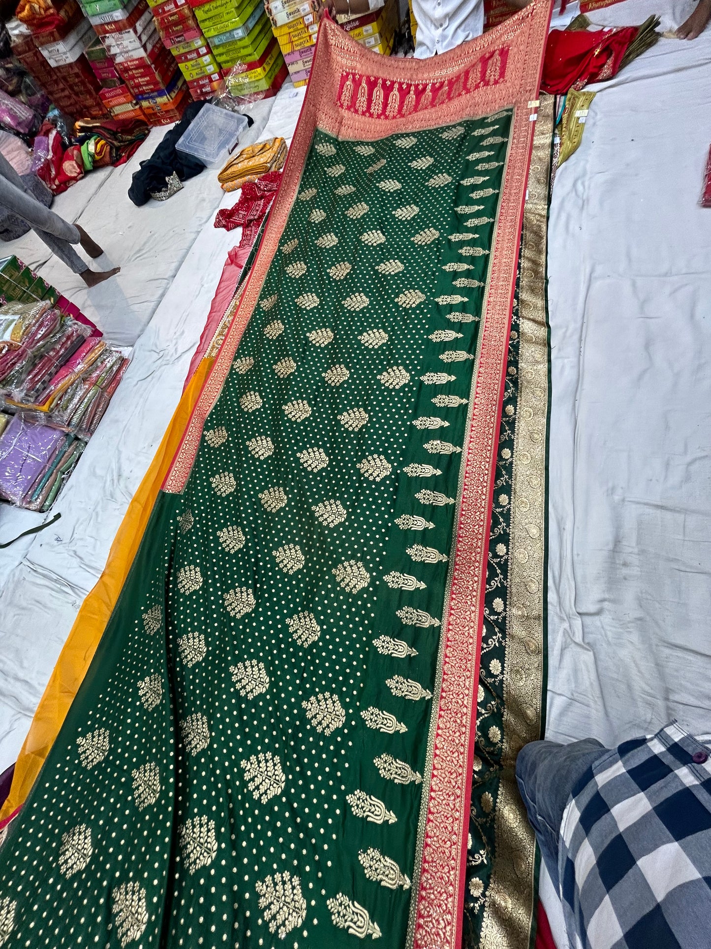 Amazing green Saree