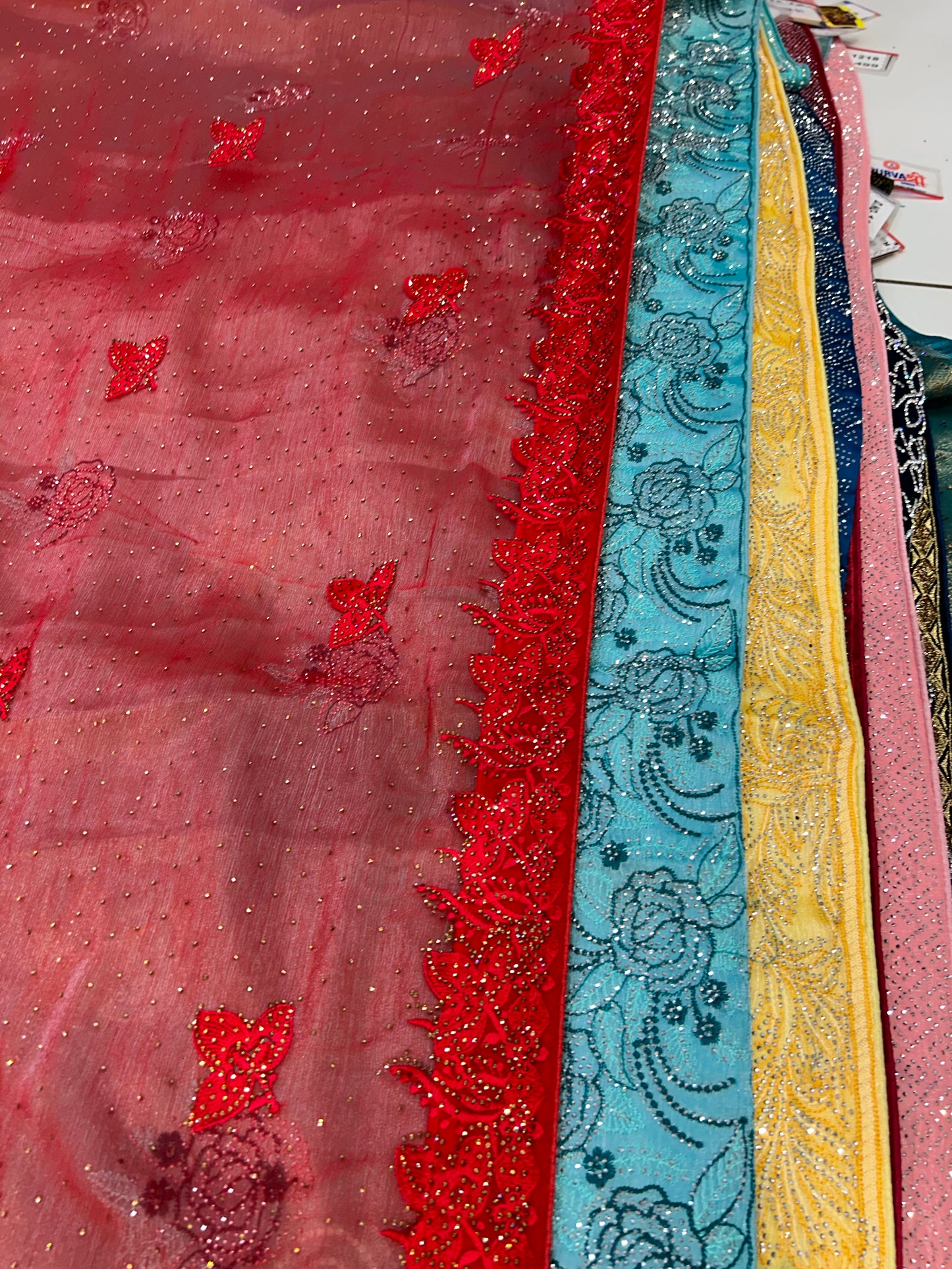 Glamorous Red saree