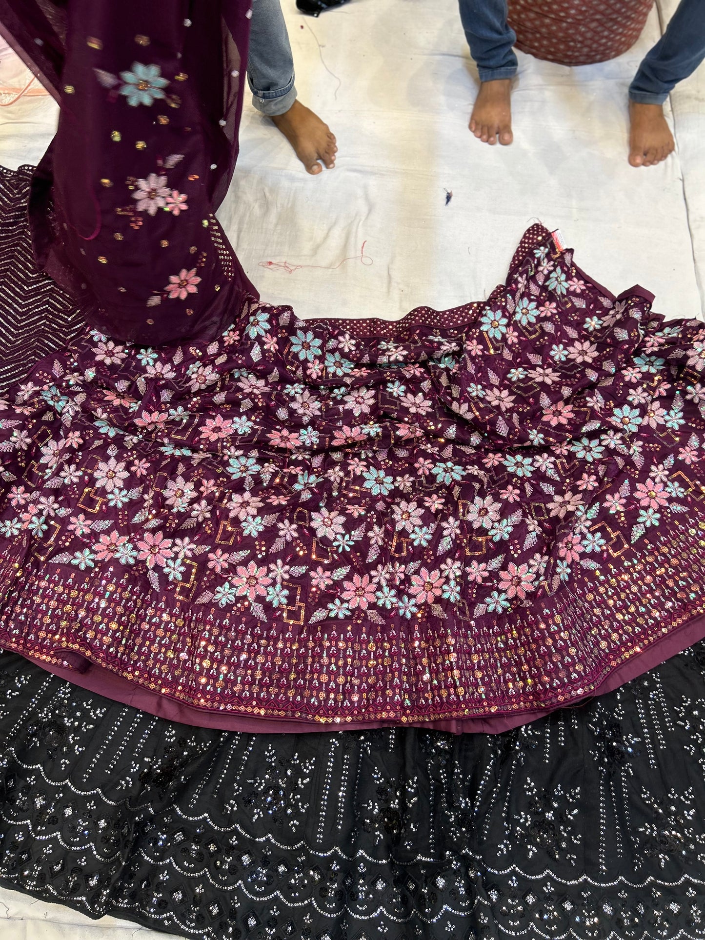 Amazing purple lehenga