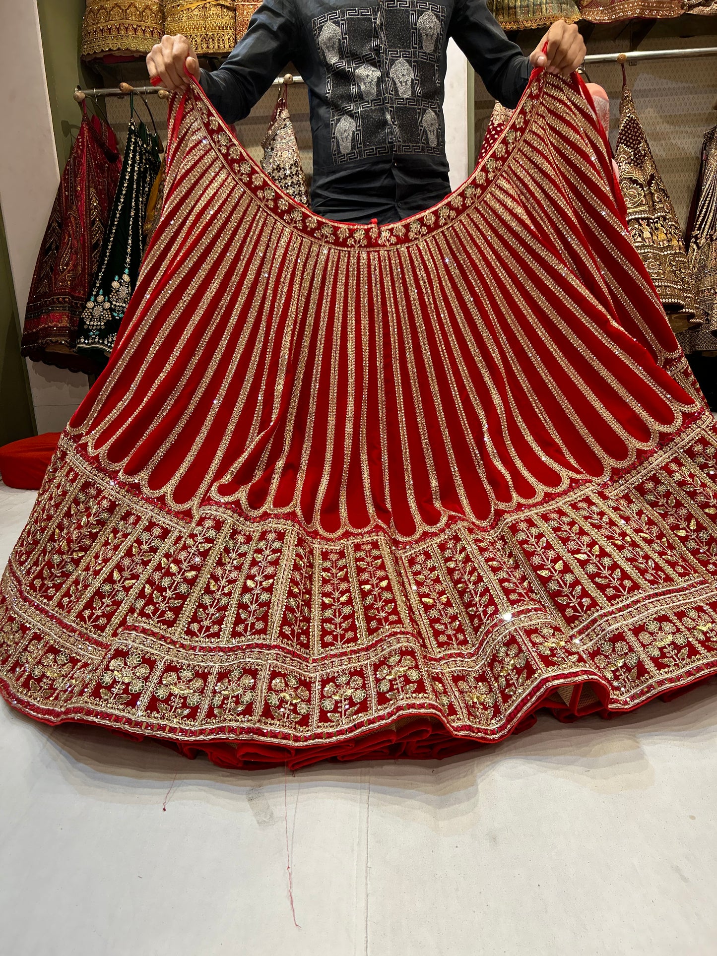 Amazing Red Lehenga