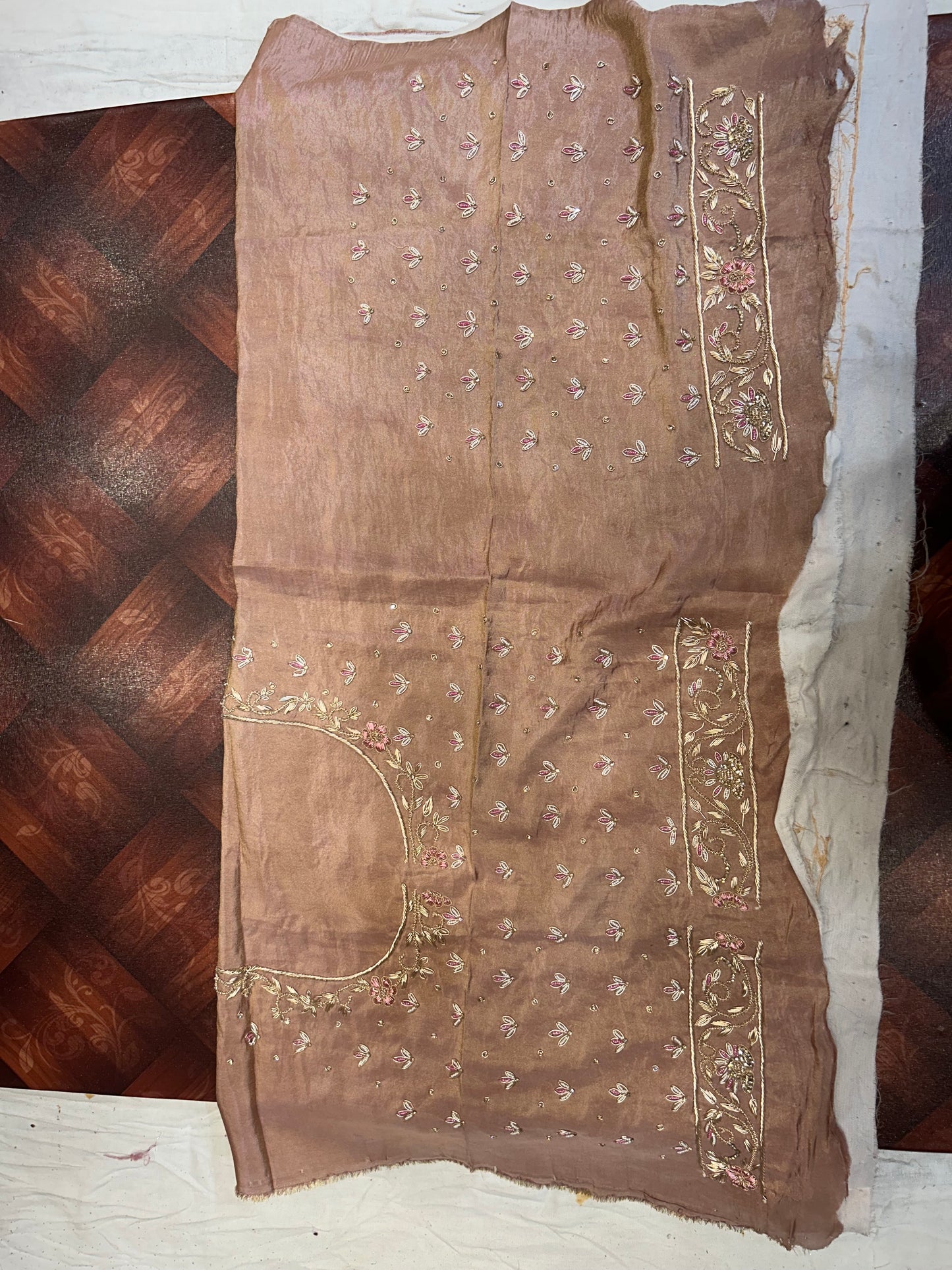 Pure Zardozi dabka Handwork Lehenga