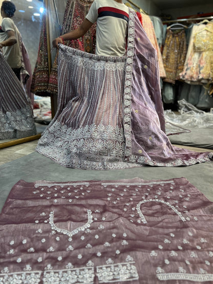 Charming dusty pink Lehenga