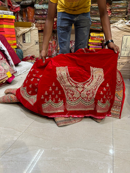 Stylish Red Lehenga